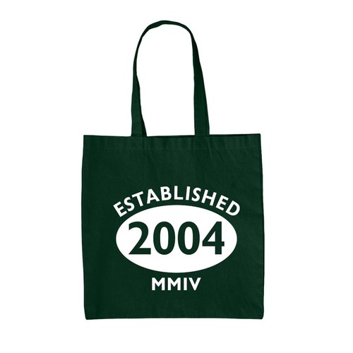 Borsa tela con numeri - con,