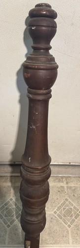 Vintage legno tornito alto - vintage,