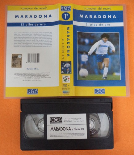 Vhs film maradona pibe - vhs,