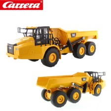RC CAT 745 Rimorchio ribaltabile articolato 1:24 telecomandato Caterpillar Carrera NUOVO