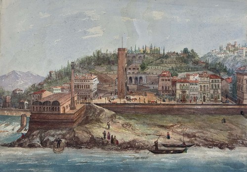 Firenze veduta acquerello - veduta,