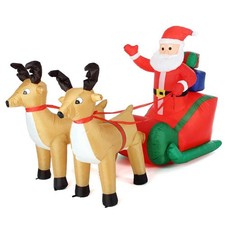 GONFIABILE BABBO NATALE SU