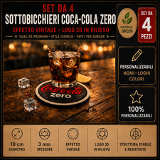 Set 4 Sottobicchieri Coca-Cola
