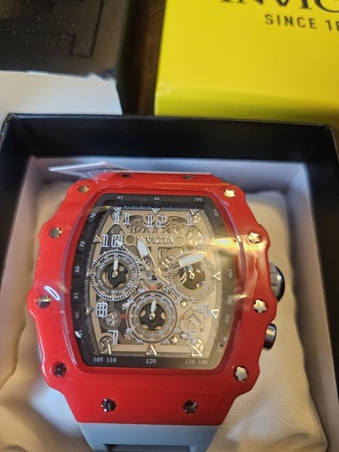 Invicta racing red - red, leopard