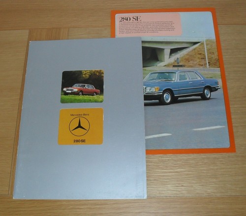 Brochure mercedes 280se - mercedes,