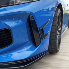 Per 19+ BMW Serie 1 F40 M135i Nero Lucido M Performance Canard Aero Side Flick