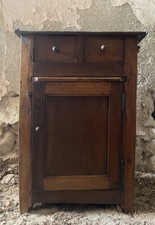 mobiletto rustico da cucina in noce