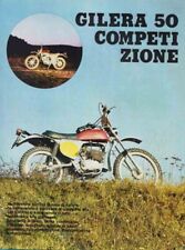 advertising Pubblicità  MOTO GILERA 50 COMPETIZIONE 1974 MOTOITALIANE REGOLARITA