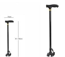 Bastone Da Passeggio Per Anziani Disabili Con Piedi Gomma Altezza Regolabile dfh