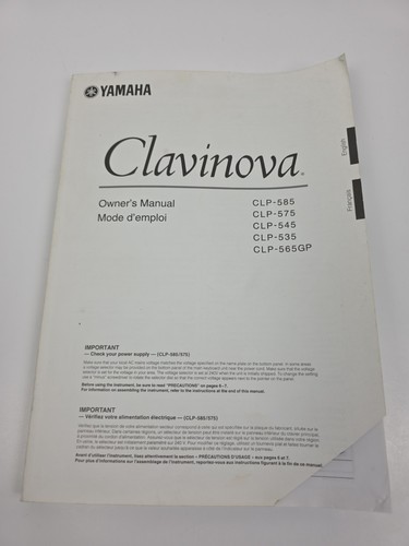 Yamaha clp 585 575 - 575, 545