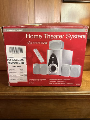 Sistema home theater - home, durabrand