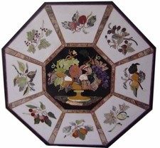 Piano In Marmo Nero 42" Pietra