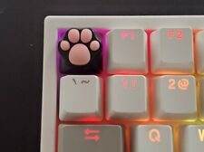 Black Cat Paw Keycap Mechanical Keyboard Pink Beans Squishy Cute