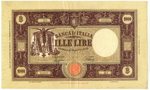 1000 lire barbetti - 1000,