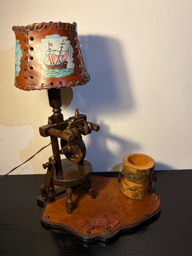 Lampada vintage artigianale - , in