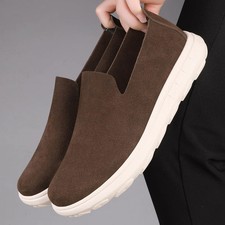 Mocassini uomo comodi slip on scarpe da passeggio tempo libero casual mocassini pelle