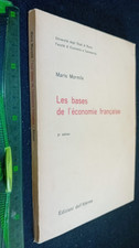 LIBRO; Les bases de l'économie française. Dispensa universitaria 1961