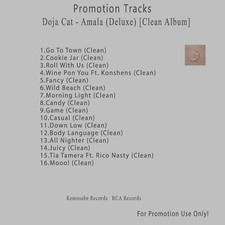 Rap & Hip-Hop.. White CD. Doja Cat - Amala (Deluxe) [Clean Album]