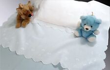 Lenzuolo Culla Ricamato a mano