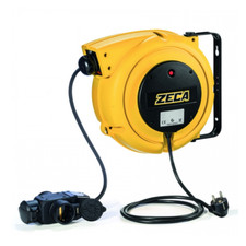 ZECA 4315/GS3 15 MT  AVVOLGICAVO RIAVVOLGIBILE PER CAVO ELETTRICO ARROTOLATORE