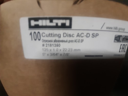100 dischi taglio hilti - 100,