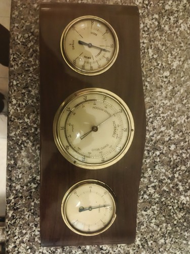 Termometro legno antico - in,