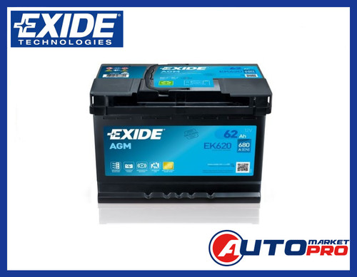 Batteria auto exide - auto, ek620