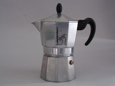 Caffettiera vintage in alluminio Lagostina moka Italia coffee maker caffè 2 Tz.