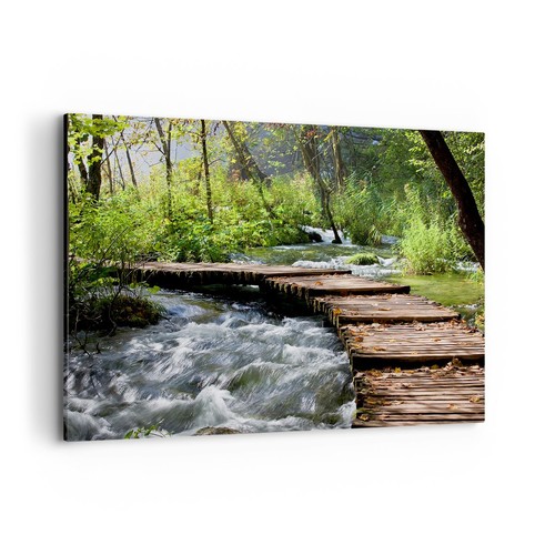 Quadro tela 100x70cm parco - tela,