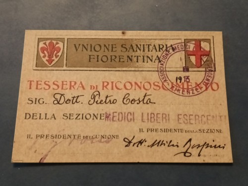 Tessera unione sanitaria - tessera,