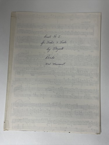 Duetto mozart - i,