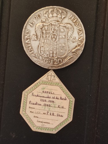 Piastra 120 grana 1790 - da,