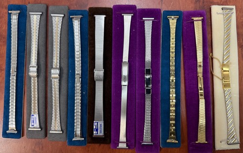 Lotto 10x cinturini orologio - 10x,