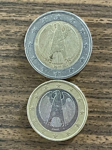 Monete 2 euro della - e,