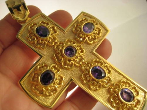 Croce pettorale per - , e