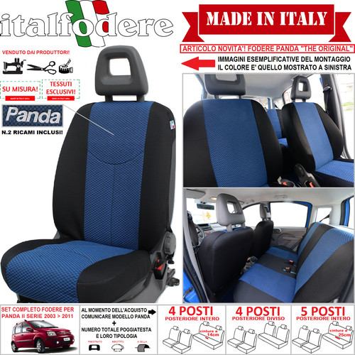 Fodere coprisedili fiat panda - coprisedili,