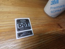 Decalcomania restauro casco Bell STAR DOT X1 vinile adesivi adesivi