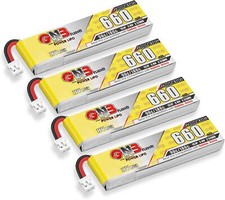 4PCS 660mAh 1S Batteria LiPo