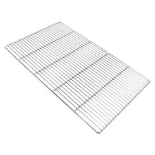 TTGriglia rettangolare Acciaio inox 67x40cm Per griglie a carbone e gas Barbecue