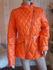 PATRIZIA PEPE piumino piumino giacca come nuovo arancione trapuntato tg S/M elegante