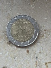 moneta 2 euro 50 anni