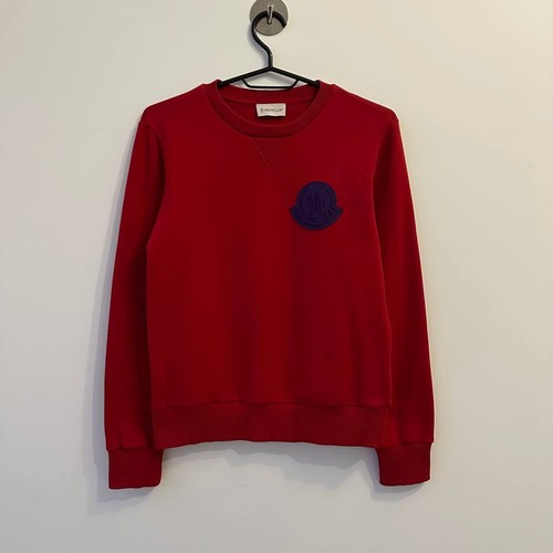 Felpa moncler rossa bambino - felpa,