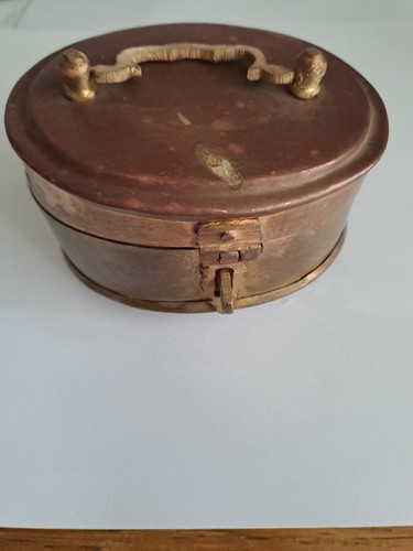Antica scatola ottone - antica,