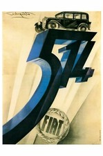 TARGA VINTAGE "AUTO FIAT 514"