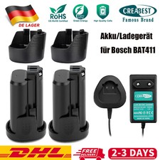 Batteria/Caricabatterie per Bosch 3.0Ah 10.8V Li-Ion BAT411 BAT412 GSR GDR PSM 10.8V-LI