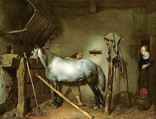 Squisito quadro olio grigio