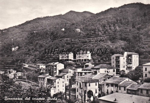 Borzonasca dal torrente - torrente, sturla