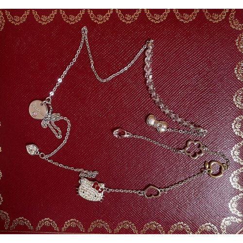 Collana swarovski hello kitty - collana,