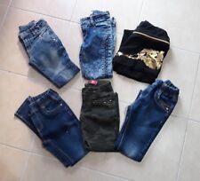 Lotto Stock Abbigliamento bambina Jeans Pantaloni 6 Pezzi ?