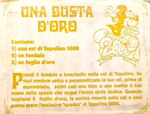 Busta oro con cel di - cel,